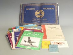 WWII aircraft recognition publications including restricted Japanese aircraft, inter-services