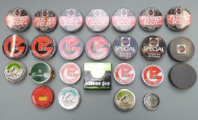 Twenty-five tins/boxes of .177 and .22 air rifle/ pistol pellets including Flying Scot and Beeman's