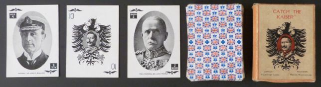 Valentine’s Games, Dundee. Catch the Kaiser playing card game. World War 1 game. 36 cards and