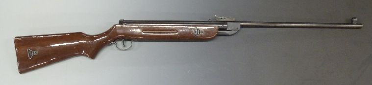 Chinese Westlake .22 air rifle with semi-pistol grip, adjustable sights and sling suspension