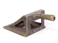 Bronze or brass vintage coach or similar wheel chock
