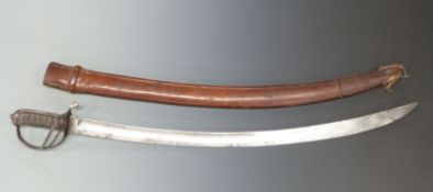 A 1910 pattern Anglo-Indian officer's sword for issue to Indian regiments, the blade stamped Mole