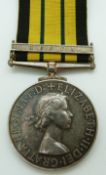 British Army Africa General Service Medal with clasp for Kenya, named to 23081405 Pte G Tanner,