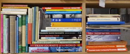 Approximately 50 railway interest books including narrow gauge, Lynton & Barnstaple, Isle of Man,