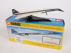 Corgi Toys diecast model BAC-SUD Concorde with Air France livery 651, in original box with card