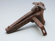 Charles Osborne poacher's trip wire alarm gun, 20cm long