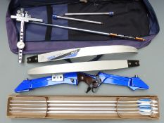 Yamaha Lamina glass high performance archery bow, arrows and accessories in Pro-Gold carry case