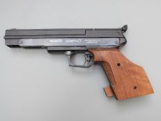 Gamo Compact .177 target air pistol, serial number 04-4C-612462-15, new in original box