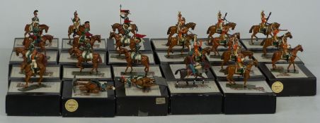 Twenty-three Alai Miniatures model cavalry soldiers, all in original boxes.