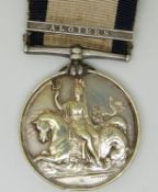 Royal Navy Naval General Service Medal (1847) with Algiers clasp named J May