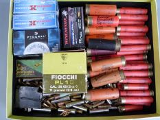 A collection of shotgun cartridges and rifle ammunition, some in original boxes PLEASE NOTE THAT A