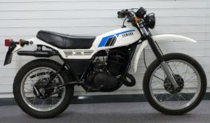 1980 Yamaha DT400MX motorcycle HTY 513W 9611 miles recorded, German import, with V5C