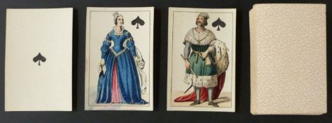 Chiari, Italy playing cards. Fabbrica Di Carte Da Giuoco. Florence pattern. Non standard full length