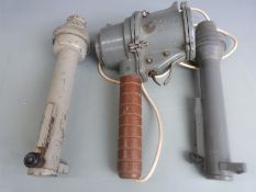 Two military signalling lamps manufactured by Stanton Ltd and The Concordia Electric Co., together
