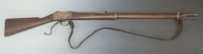 London Small Arms Company Enfield Martini-Henry action .577/ 450 1874 Mk II carbine rifle with