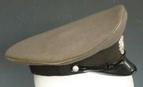 East German cap with hammer and compass badge