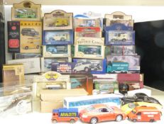 Over 50 Lledo, Britains, Vanguards, Matchbox and similar diecast model vehicles, most in original