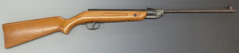 Slavia 618 .177 air rifle with semi-pistol grip, serial number 182045, in original box.