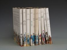 Ten Military hardback books in French by Cdt Bucquoy, titles include Dragons et Guises Les