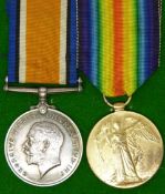 Royal Navy WWI medals comprising the War Medal and Victory Medal, named to 19051 Pte O H Gleed,