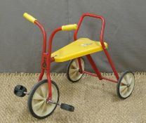Two child's tricycles, Raleigh and Triang