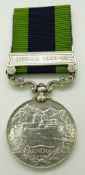 British Army India General Service Medal 1909 with claps for Burma 1930-32, named to 45766 Driver
