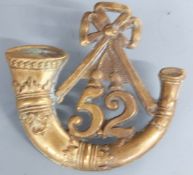 British Army Oxfordshire Light Infantry 52nd Regiment of Foot, Glengarry badge