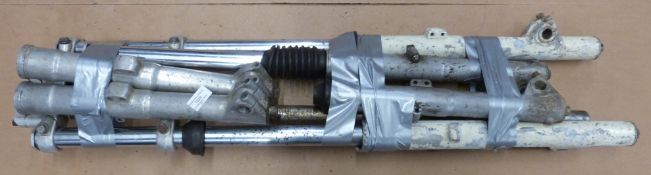 AJS Stormer forks together with a quantity of spares