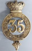 British Army Royal Sussex 35th Regiment of Foot, Glengarry badge
