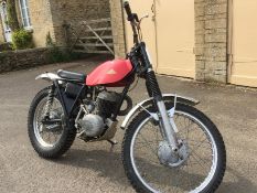 WITHDRAWN 1967 Cotton 250cc trials motorcycle, vendor reports it to have electronic ignition, new