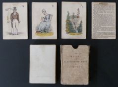 English playing cards. The Novel and Illustrated Game of Dr. Busby. Comprising four sets or families
