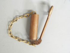 WWI era brass rifle periscope marked EFD