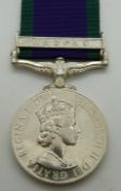 British Army General Service Medal (1962-2007) with clasp for Radfan, named to 23875449 TPR A S