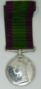 British Army Afghanistan Medal (1881) named to Pte Luximon Saivonth,13th Regiment N.I
