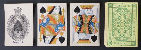 James English & Co, London playing cards. Standard double ended courts, square corners, no