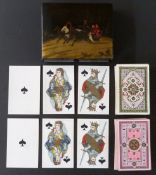 The State Printing Works, St. Petersburg, Russia playing cards. Double pack with double ended courts