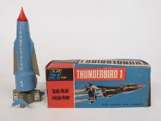 J Rosenthal (Toys) Ltd A JR 21 Toy Thunderbirds friction model Thuderbird 1 with variable wing