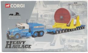 Corgi Heavy Haulage limited edition diecast model Econofreight Heavy Transport Ltd Scammell
