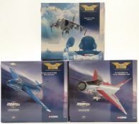 Three Corgi The Aviation Archive Jet Fighter Power 1:72 scale diecast model aeroplanes EE