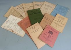 WWI instructional booklets mainly from the Household Brigade Officer Cadet Battalion, titles include