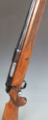 Browning .243 WIN bolt action rifle with chequered semi-pistol grip and rosewood tipped forend and