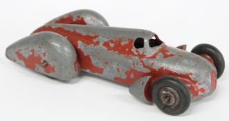 Dinky Toys diecast model Auto-Union Racing Car with red body and hubs 23d