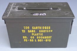 Ammunition box for 12 gauge cartridges (120)