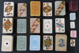 Dondorf, Frankfurt, Germany playing cards. Nine packs to include whist no’s. 122, 150, 160 and