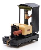 Kit built 32mm gauge garden railway Motor Rail Simplex battery powered locomotive