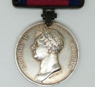 British Army Waterloo Medal named to Samuel Hogg, 54th Regiment of Foot