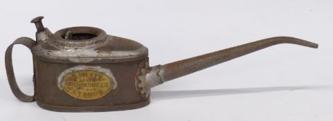 W Pratt, Ironmonger, Stroud, Kaye's oil can, length 27cm