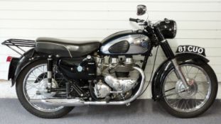 1959 AJS model 20 500cc twin motorcycle 81 CUO, with V5C vendor advises that the bike won best