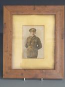 British Army WWI framed photograph of a soldier of the South Wales Borderers Regiment