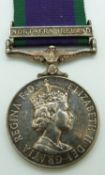 British Army General Service Medal (1964) with clasp for Northern Ireland, named to 24254168 Pte T M